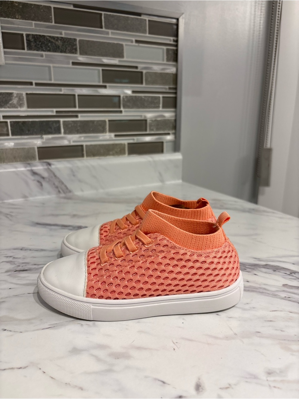 Stonz Wear Inc – Shoreline Slip-On Shoes – Coral – 10T